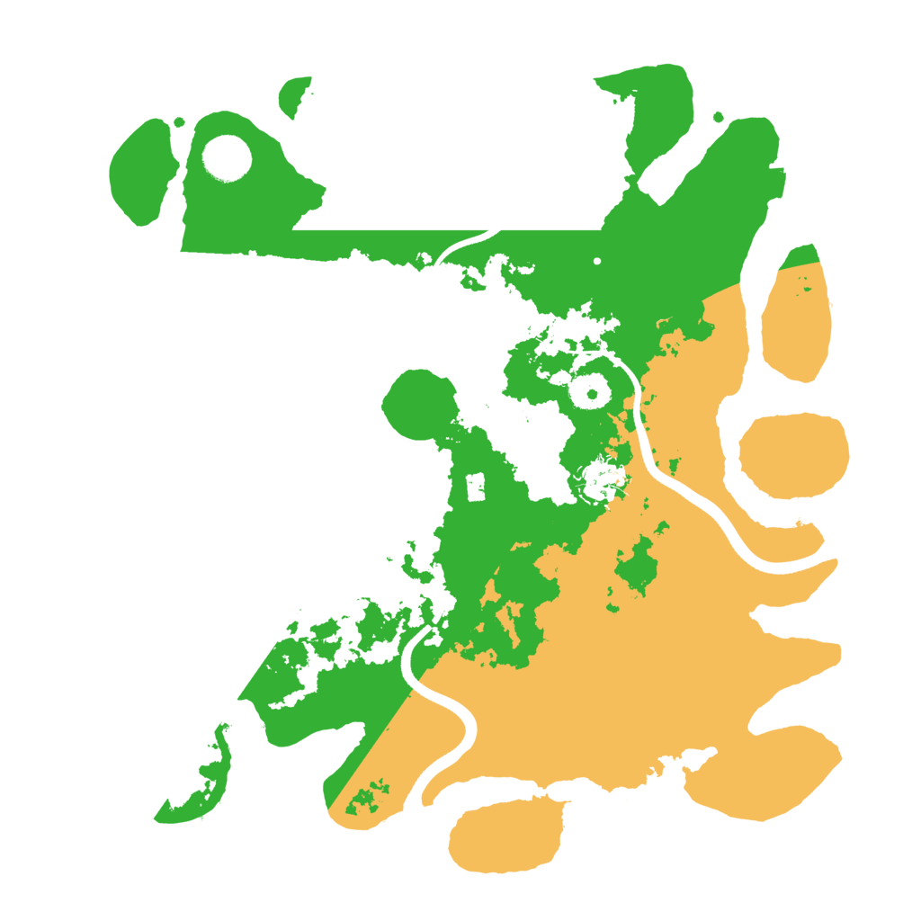 Biome Rust Map: Procedural Map, Size: 3550, Seed: 294745