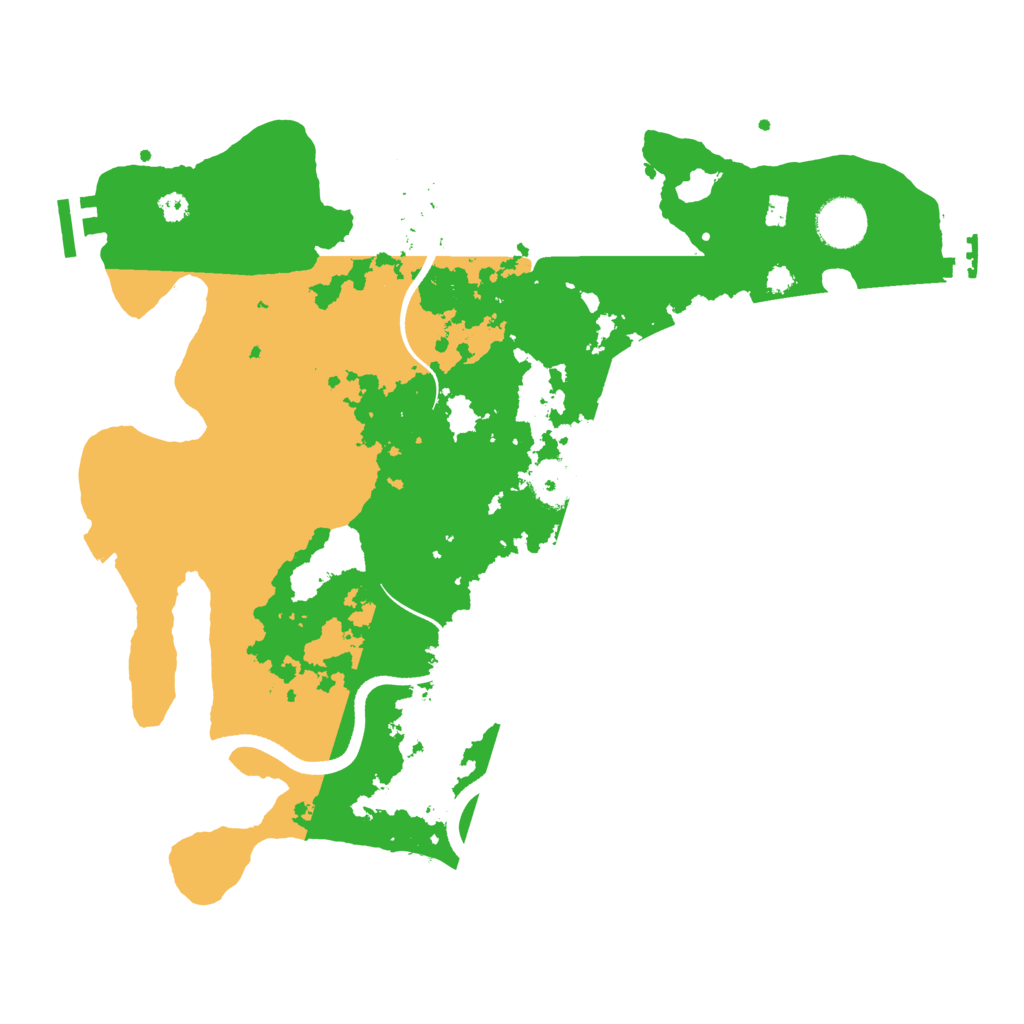 Biome Rust Map: Procedural Map, Size: 3550, Seed: 752425