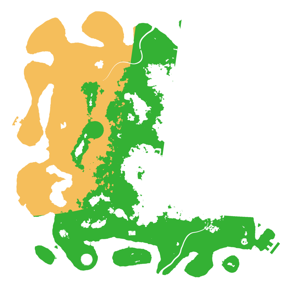 Biome Rust Map: Procedural Map, Size: 4500, Seed: 442098905