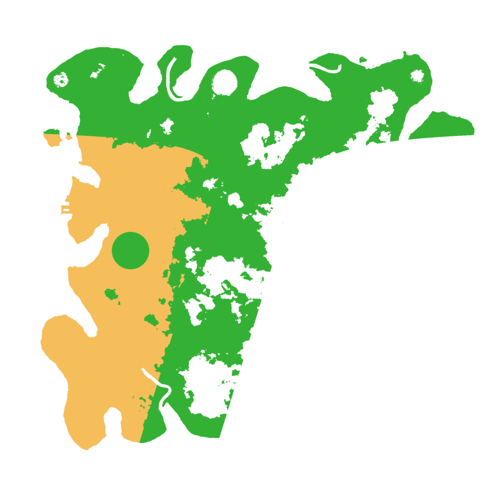 Biome Rust Map: Procedural Map, Size: 3550, Seed: 978279