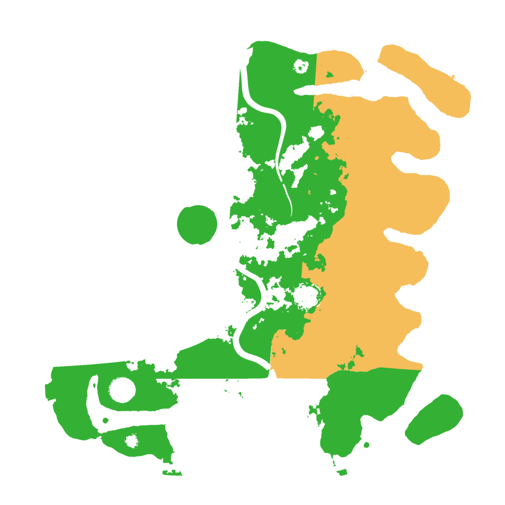 Biome Rust Map: Procedural Map, Size: 3550, Seed: 682554
