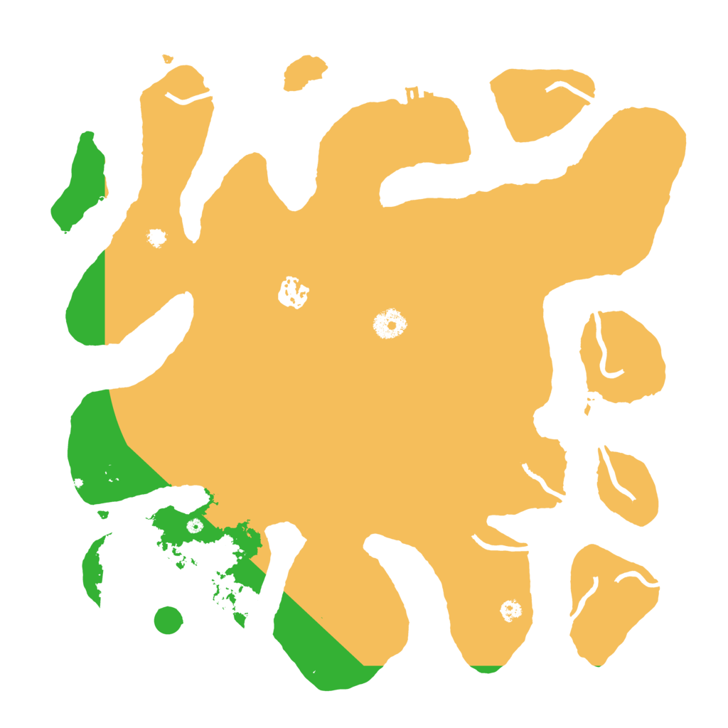 Biome Rust Map: Procedural Map, Size: 3550, Seed: 844265