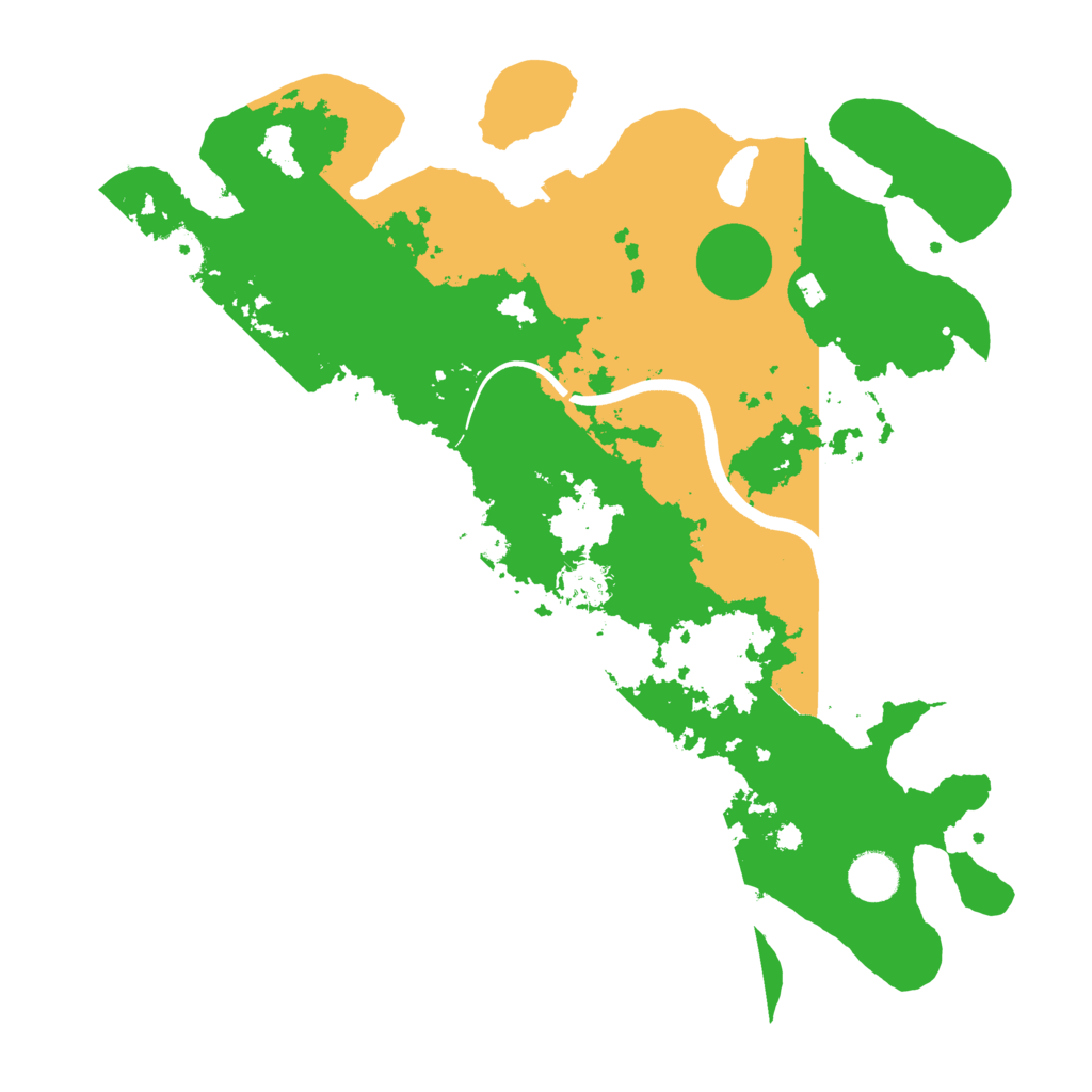 Biome Rust Map: Procedural Map, Size: 3800, Seed: 8888