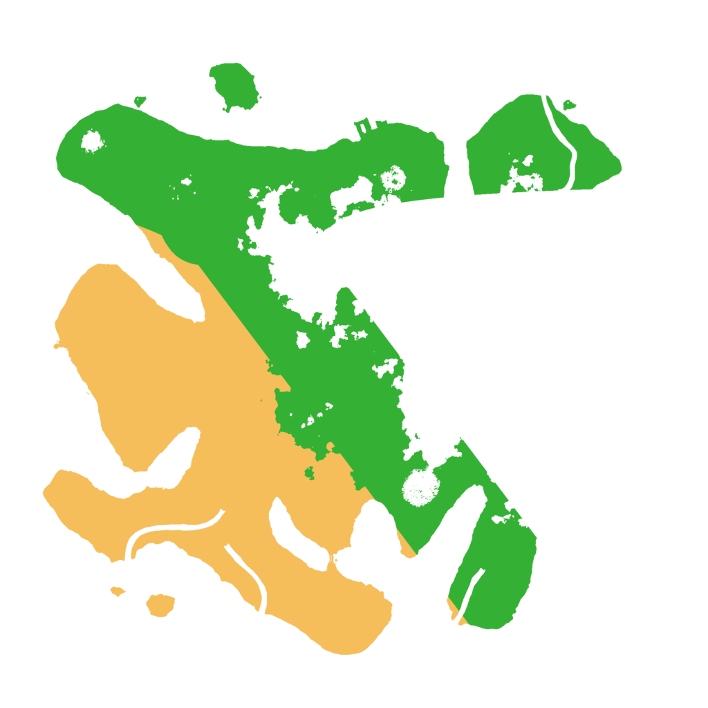 Biome Rust Map: Procedural Map, Size: 3000, Seed: 468496