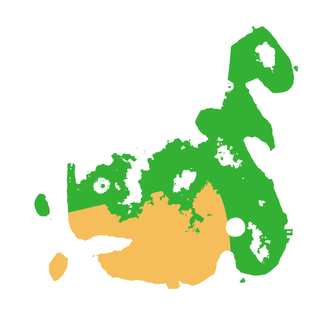 Biome Rust Map: Procedural Map, Size: 3000, Seed: 986931