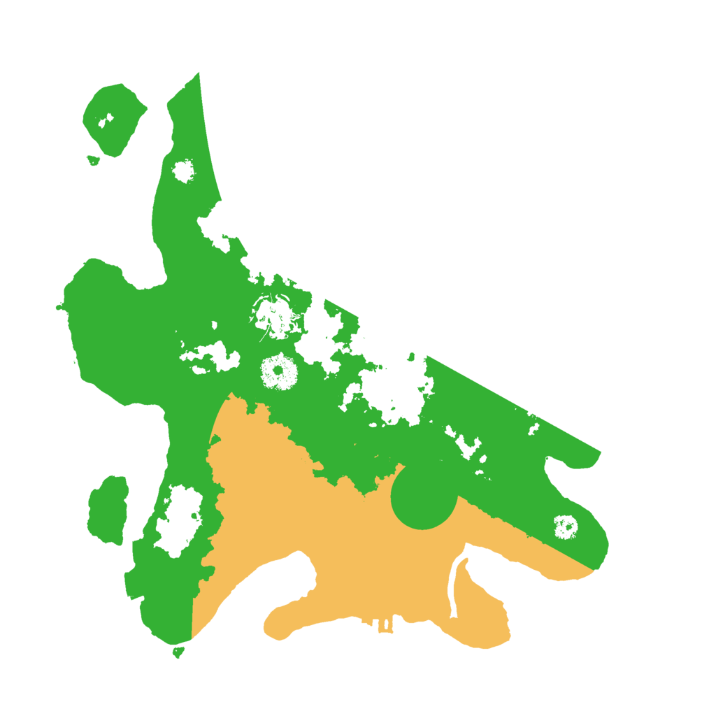 Biome Rust Map: Procedural Map, Size: 3000, Seed: 9165