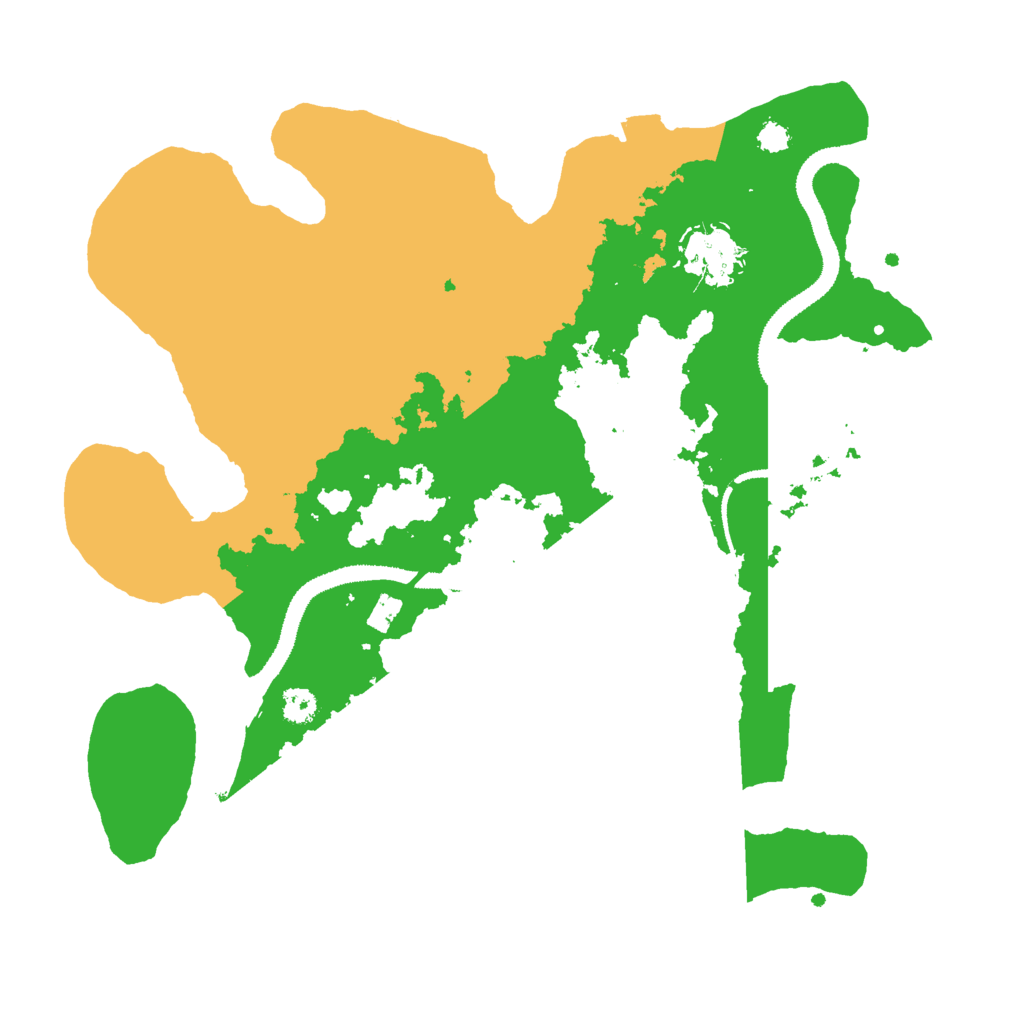 Biome Rust Map: Procedural Map, Size: 3000, Seed: 285630