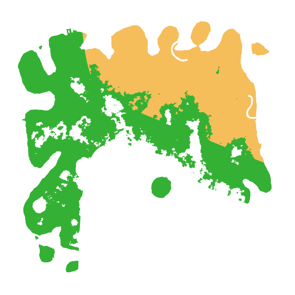 Biome Rust Map: Procedural Map, Size: 4000, Seed: 555