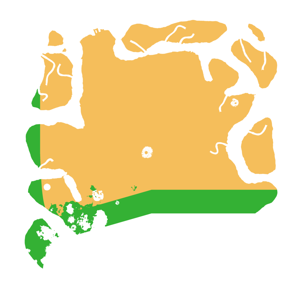 Biome Rust Map: Procedural Map, Size: 3981, Seed: 69664671