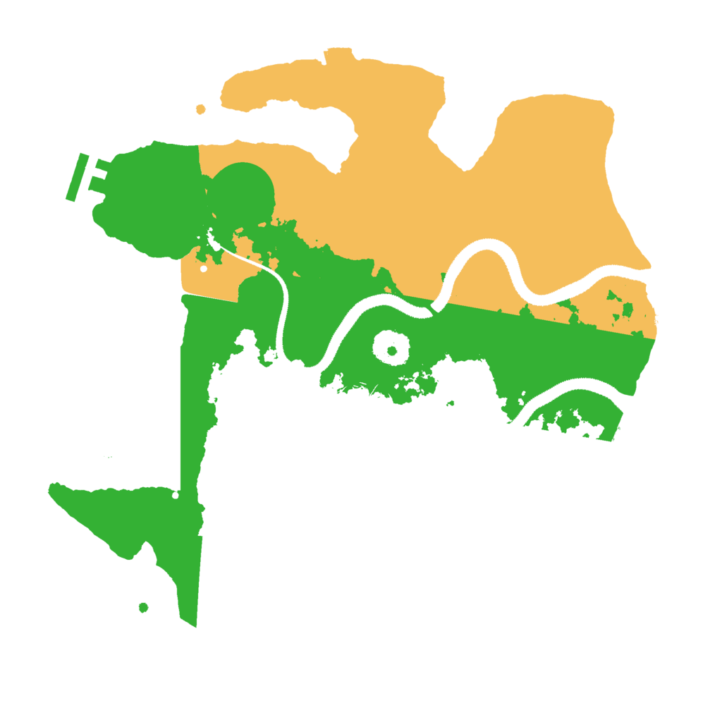 Biome Rust Map: Procedural Map, Size: 3000, Seed: 563796