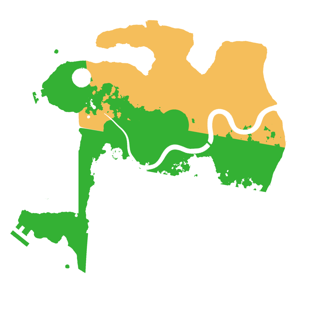 Biome Rust Map: Procedural Map, Size: 3000, Seed: 563796