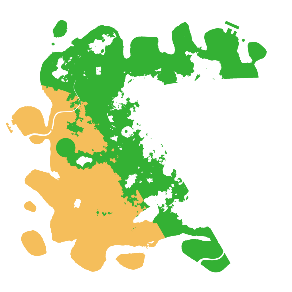 Biome Rust Map: Procedural Map, Size: 4000, Seed: 49840287