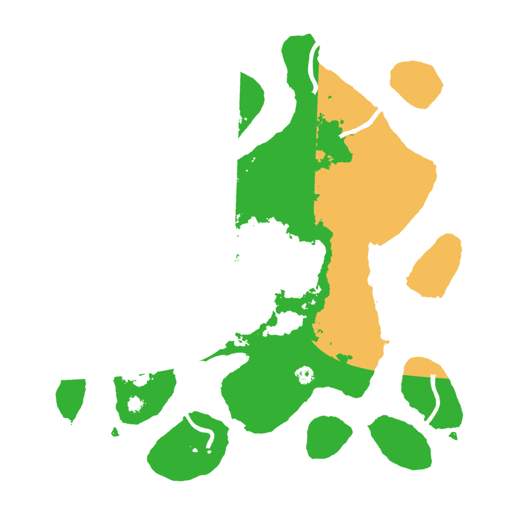 Biome Rust Map: Procedural Map, Size: 3000, Seed: 638822