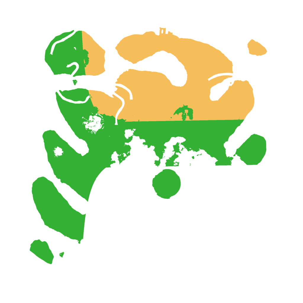 Biome Rust Map: Procedural Map, Size: 3000, Seed: 495542115