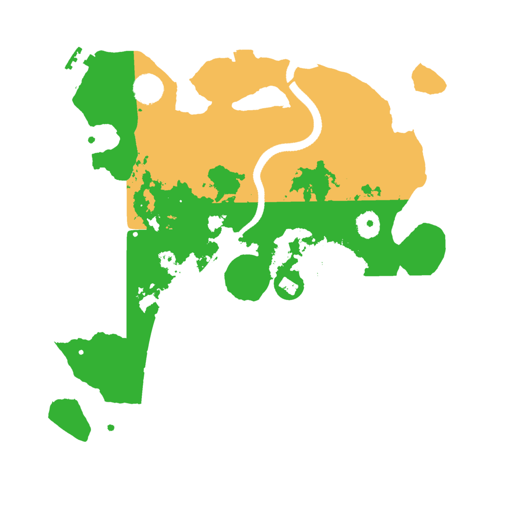 Biome Rust Map: Procedural Map, Size: 3000, Seed: 495542115