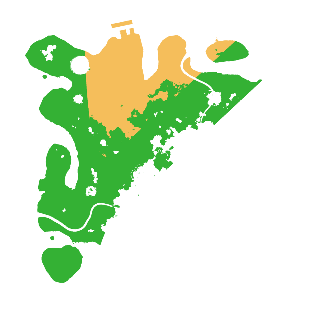 Biome Rust Map: Procedural Map, Size: 3000, Seed: 107626466