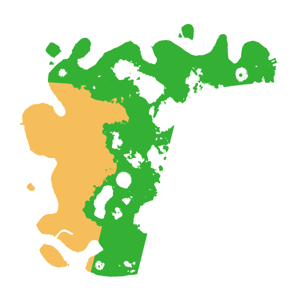 Biome Rust Map: Procedural Map, Size: 3500, Seed: 457477