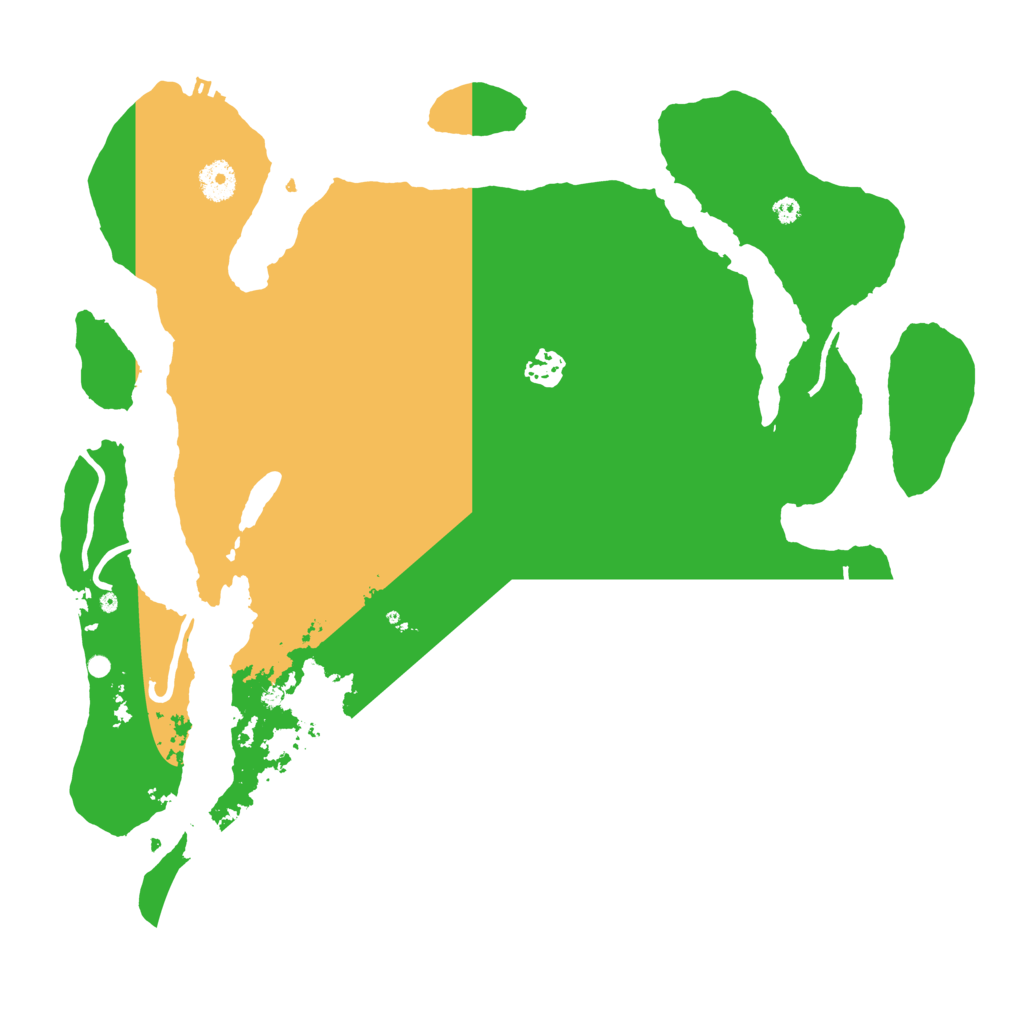 Biome Rust Map: Procedural Map, Size: 4000, Seed: 958124