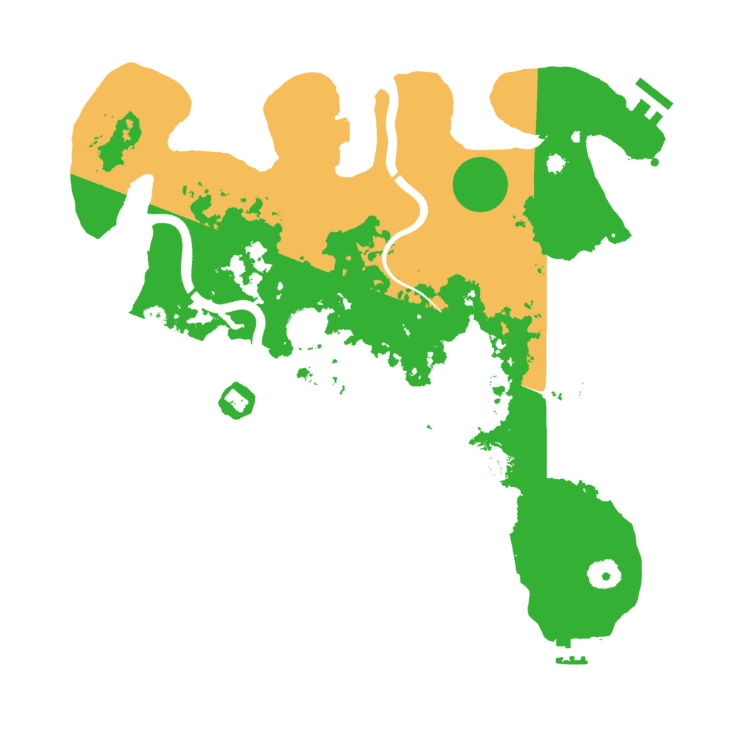 Biome Rust Map: Procedural Map, Size: 3500, Seed: 1115465850