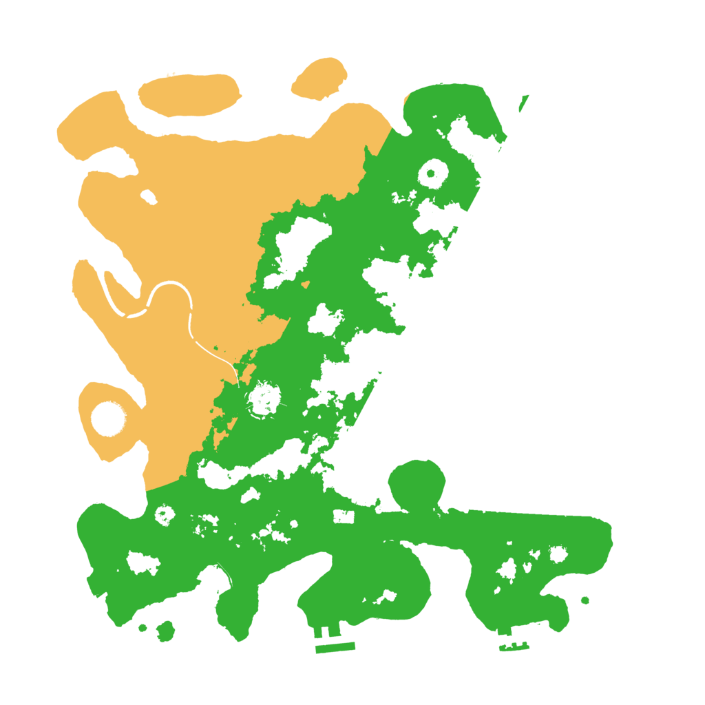 Biome Rust Map: Procedural Map, Size: 3600, Seed: 22711