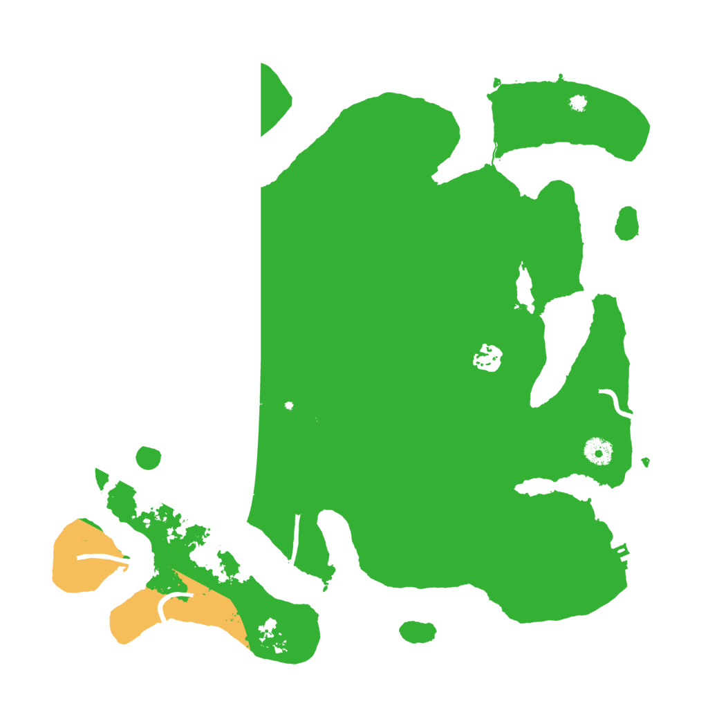 Biome Rust Map: Procedural Map, Size: 3800, Seed: 444