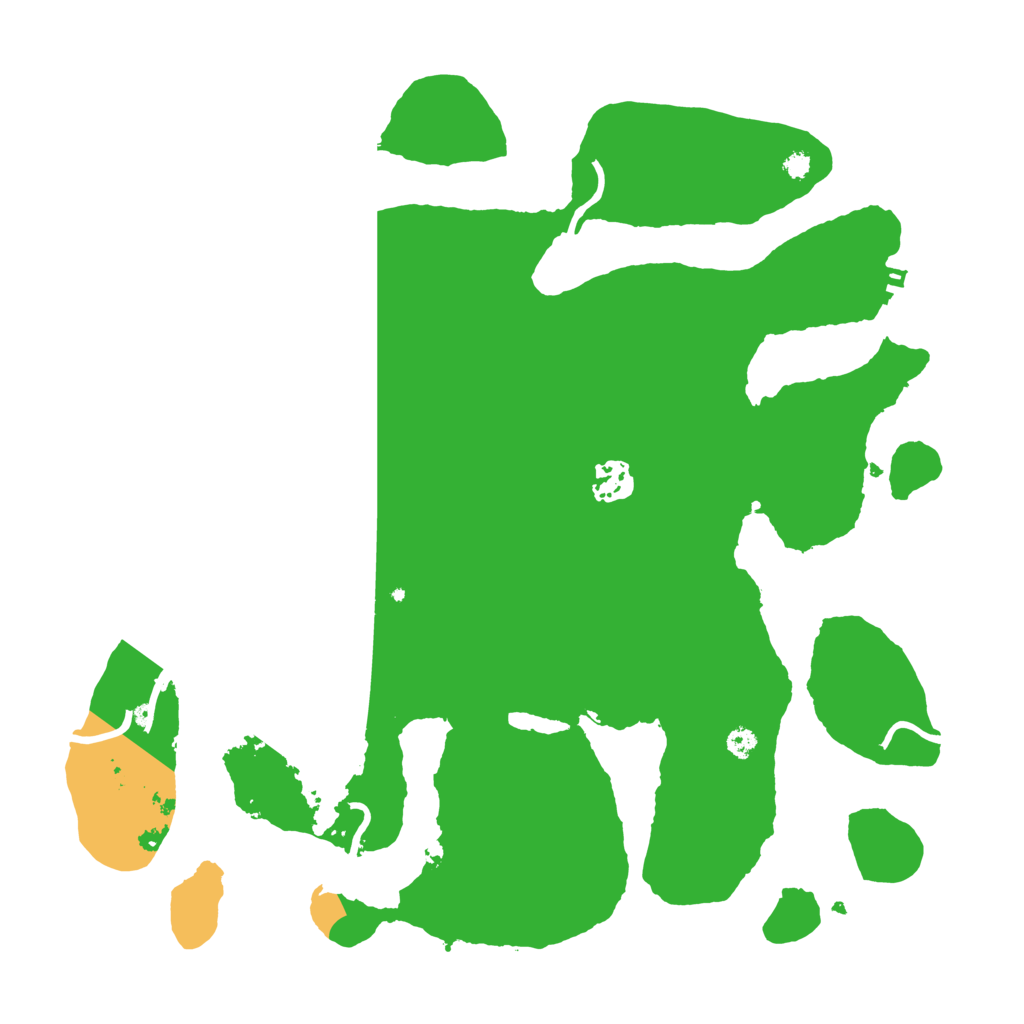 Biome Rust Map: Procedural Map, Size: 3550, Seed: 80613