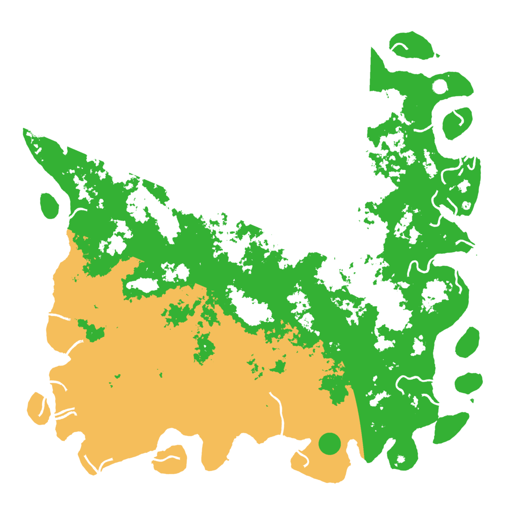 Biome Rust Map: Procedural Map, Size: 6000, Seed: 99553
