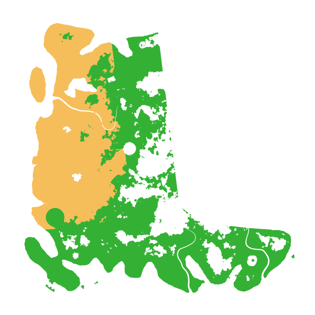Biome Rust Map: Procedural Map, Size: 4500, Seed: 9557