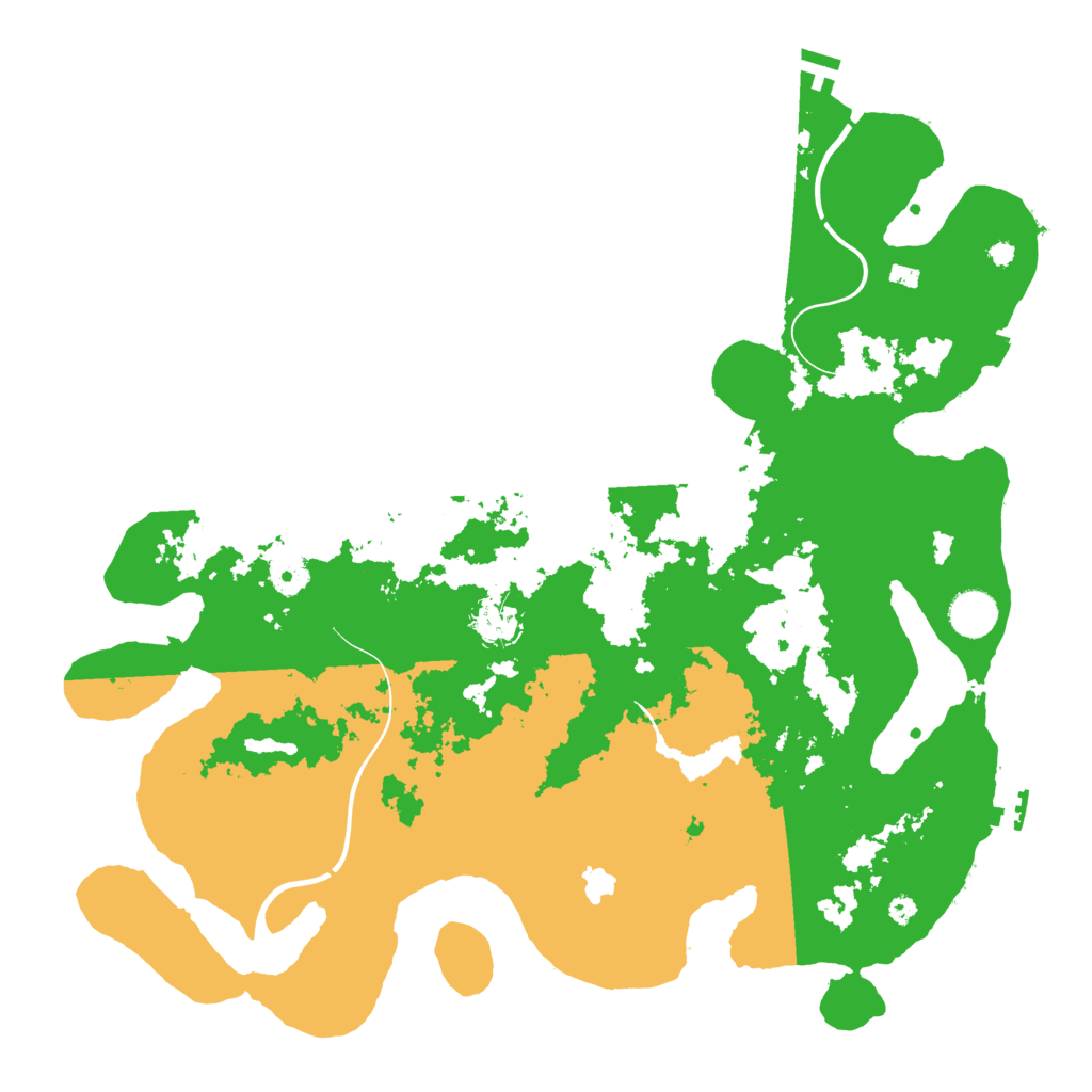 Biome Rust Map: Procedural Map, Size: 4000, Seed: 123987564