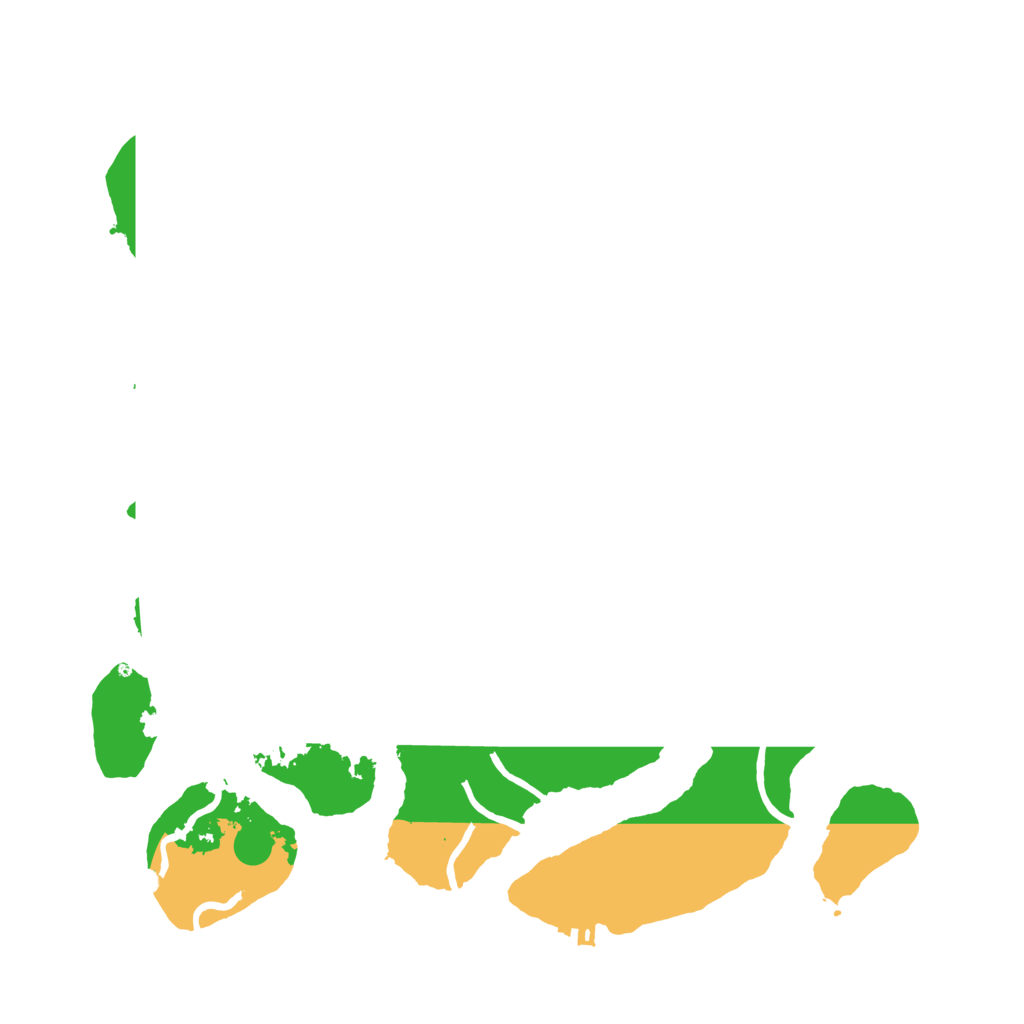 Biome Rust Map: Procedural Map, Size: 3550, Seed: 880764