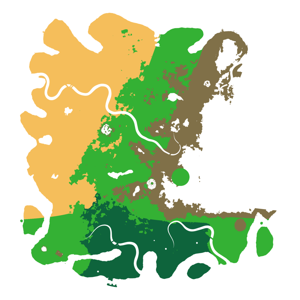 Biome Rust Map: Procedural Map, Size: 4500, Seed: 219820862