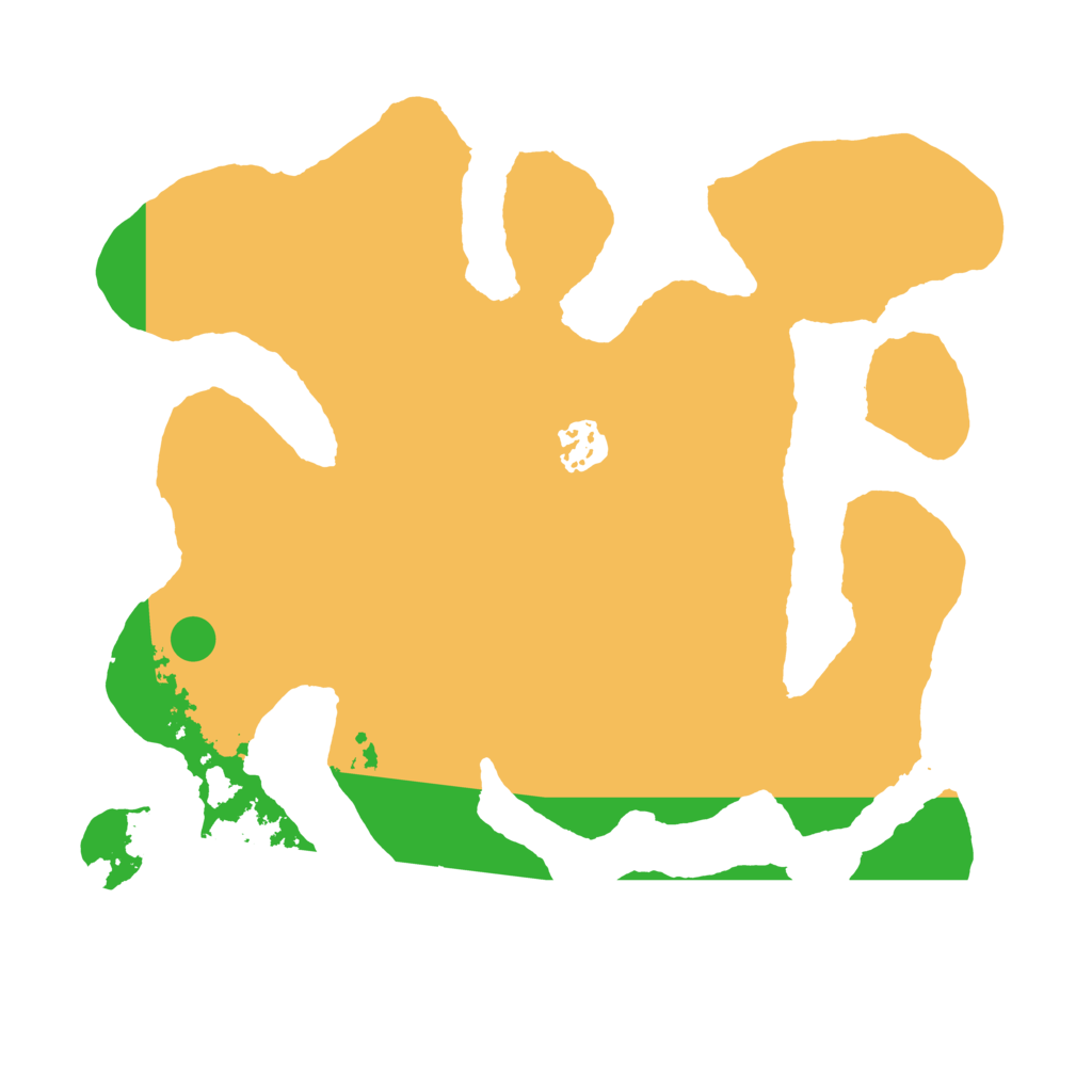 Biome Rust Map: Barren, Size: 3200, Seed: 321