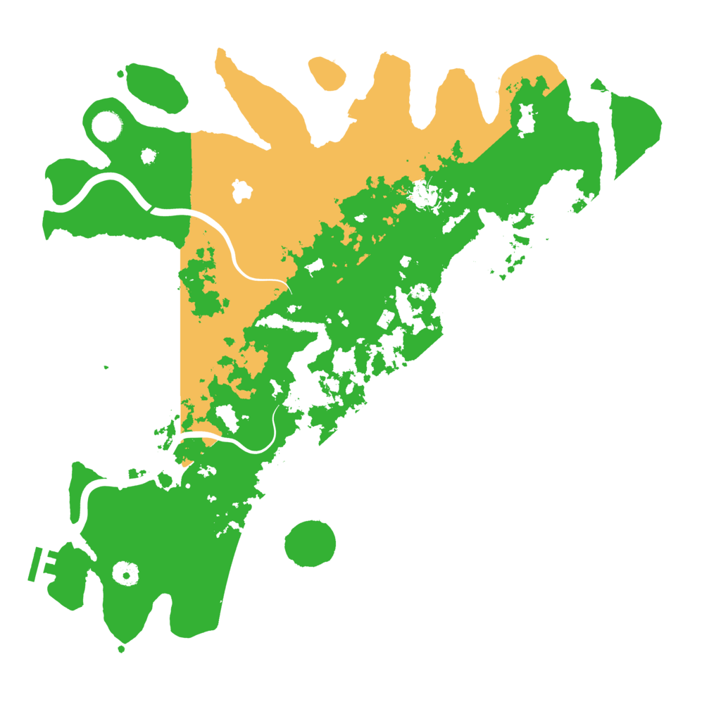 Biome Rust Map: Procedural Map, Size: 4200, Seed: 660