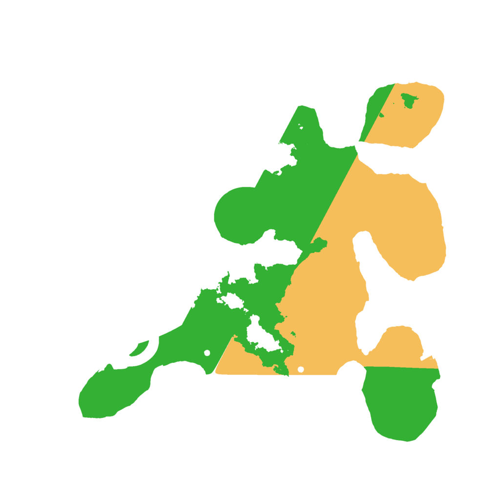 Biome Rust Map: Procedural Map, Size: 2396, Seed: 4329492