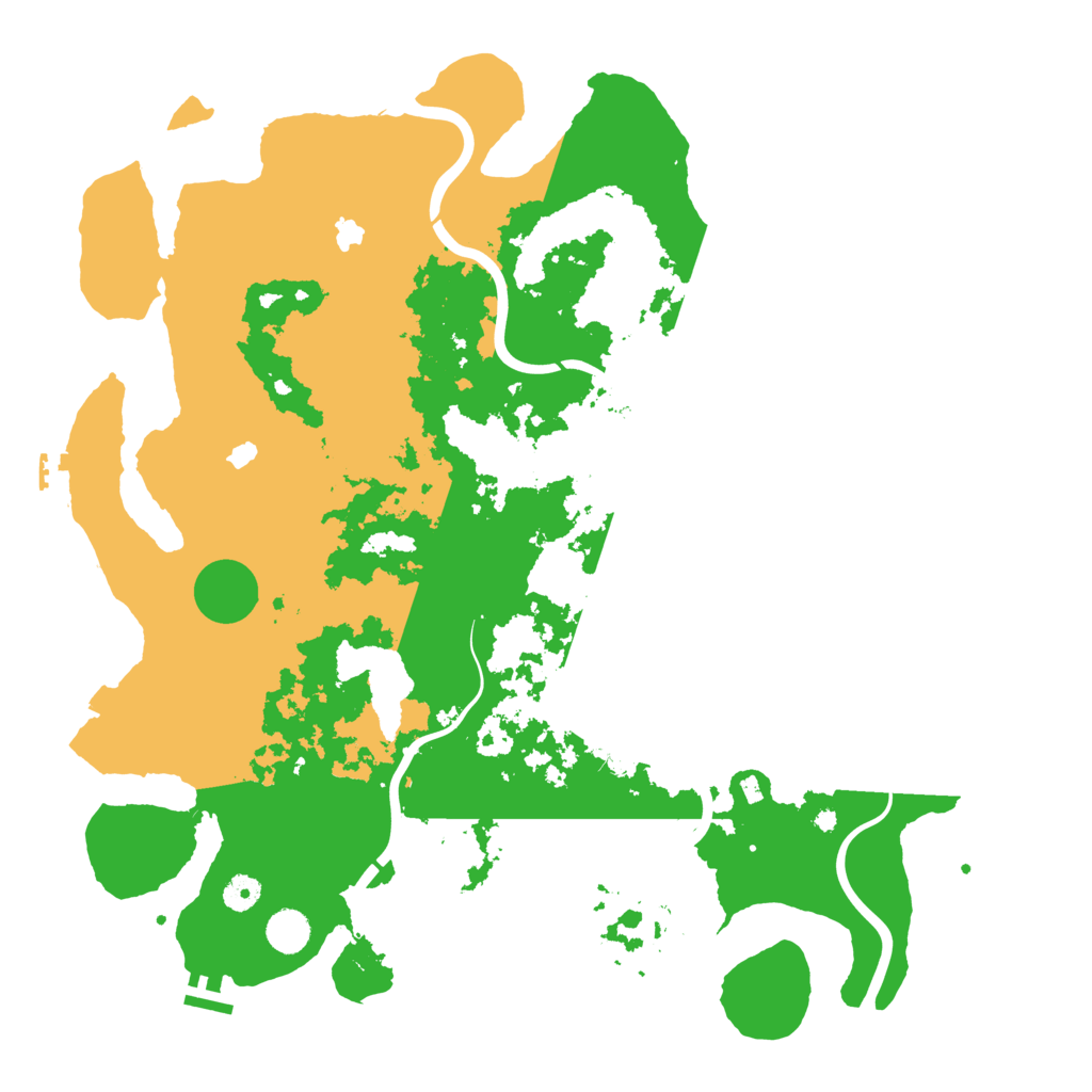 Biome Rust Map: Procedural Map, Size: 4500, Seed: 7952486