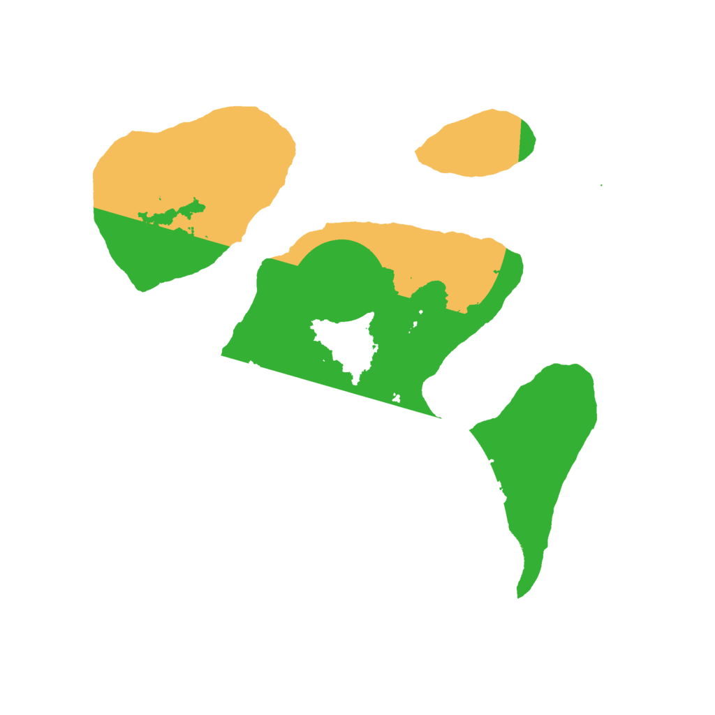 Biome Rust Map: Barren, Size: 2300, Seed: 2147483647