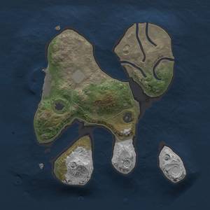 Thumbnail Rust Map: Procedural Map, Size: 2000, Seed: 2023, 6 Monuments