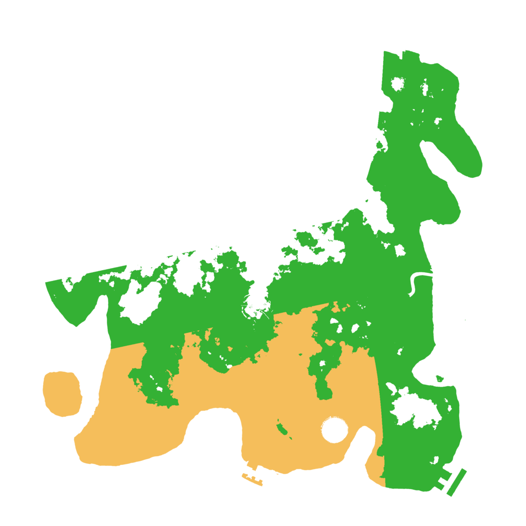 Biome Rust Map: Procedural Map, Size: 3550, Seed: 856382
