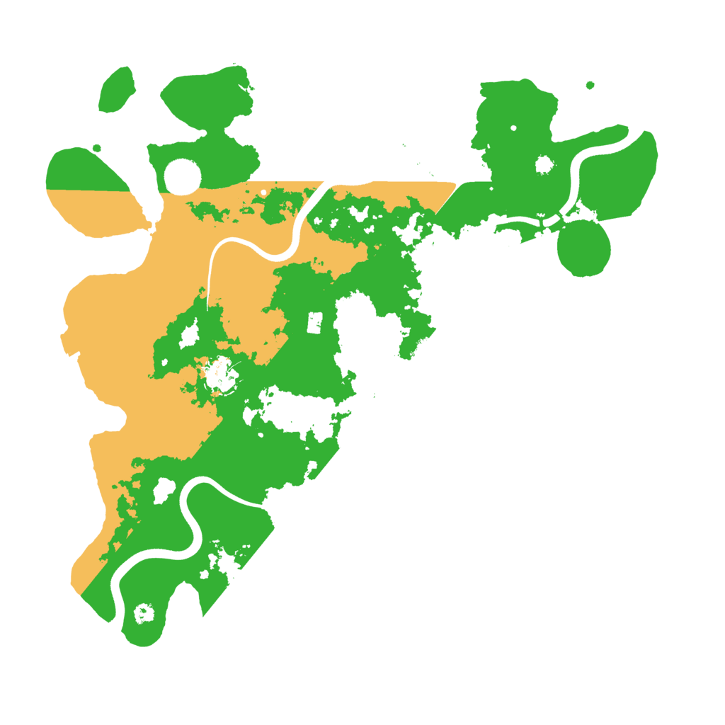 Biome Rust Map: Procedural Map, Size: 3600, Seed: 193759321