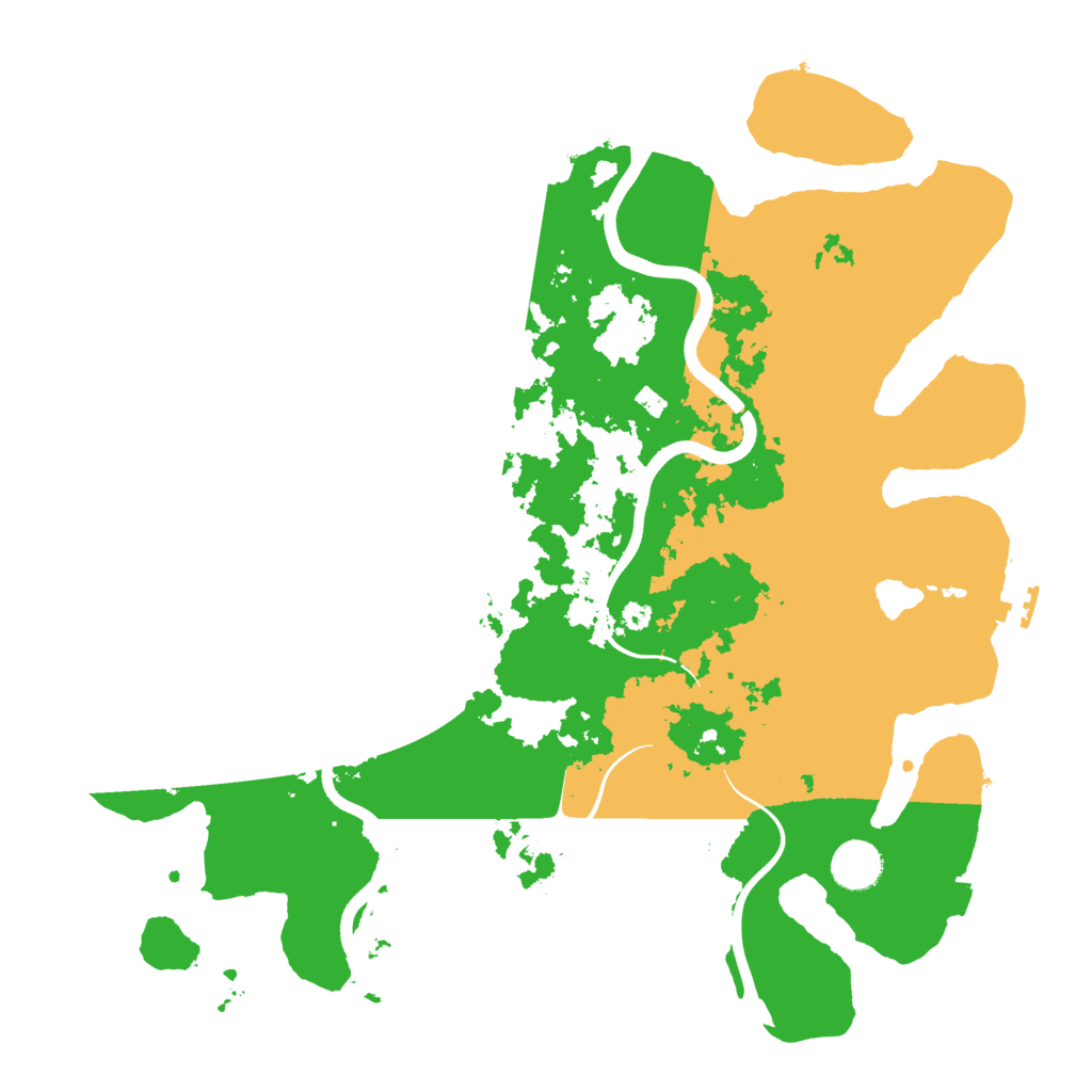 Biome Rust Map: Procedural Map, Size: 3800, Seed: 789216