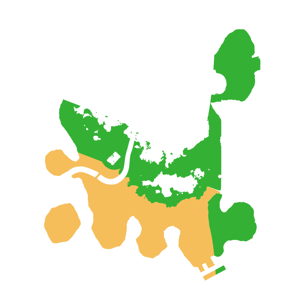 Biome Rust Map: Procedural Map, Size: 2500, Seed: 13842