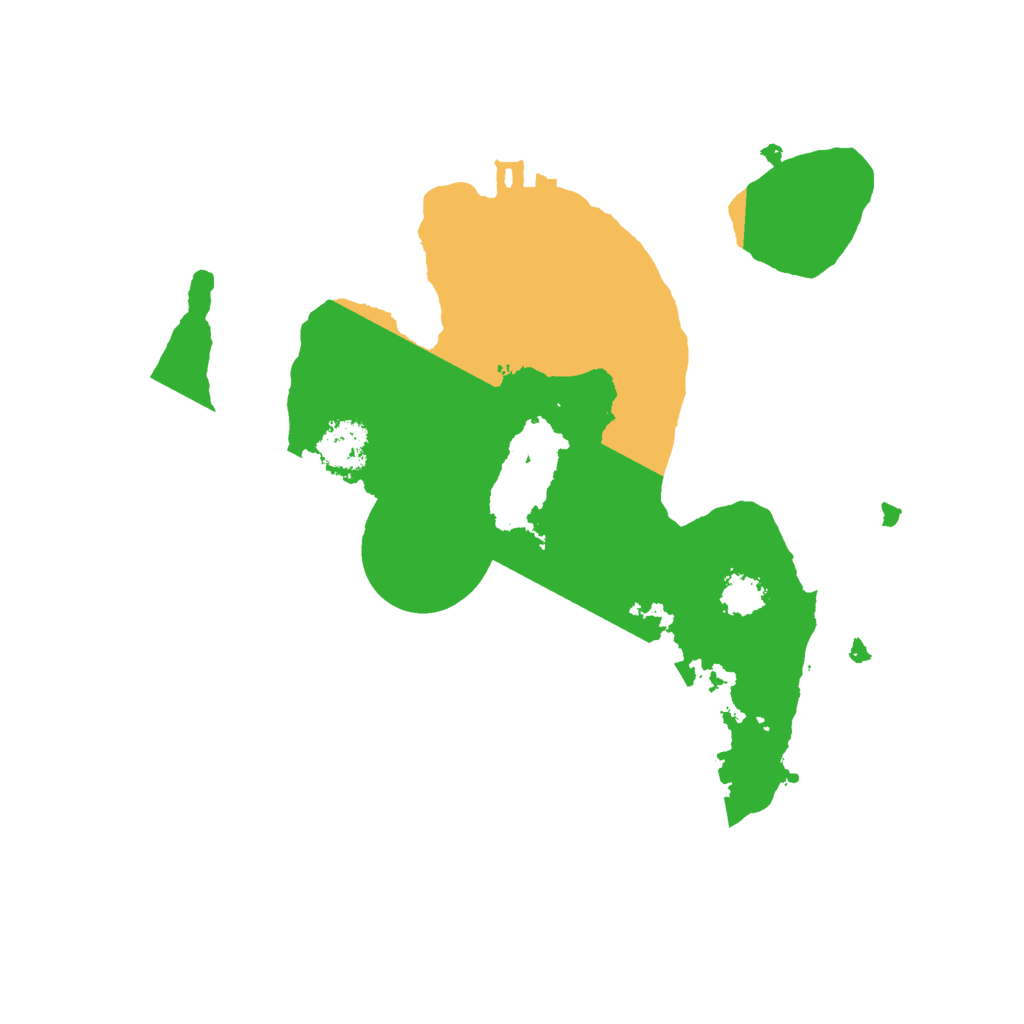 Biome Rust Map: Procedural Map, Size: 2200, Seed: 1129767560