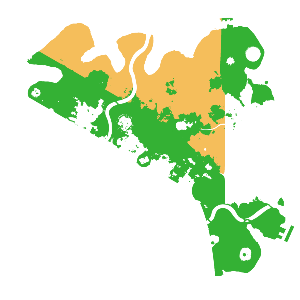 Biome Rust Map: Procedural Map, Size: 3550, Seed: 305756