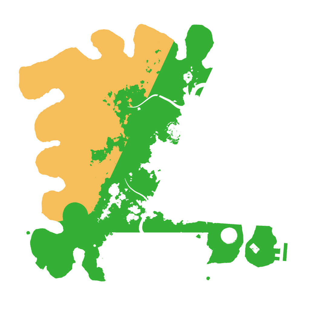 Biome Rust Map: Procedural Map, Size: 3500, Seed: 1701004003