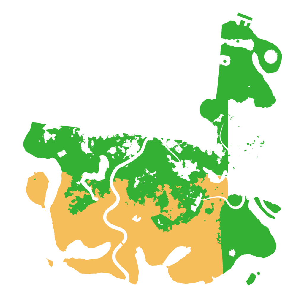 Biome Rust Map: Procedural Map, Size: 4000, Seed: 53123