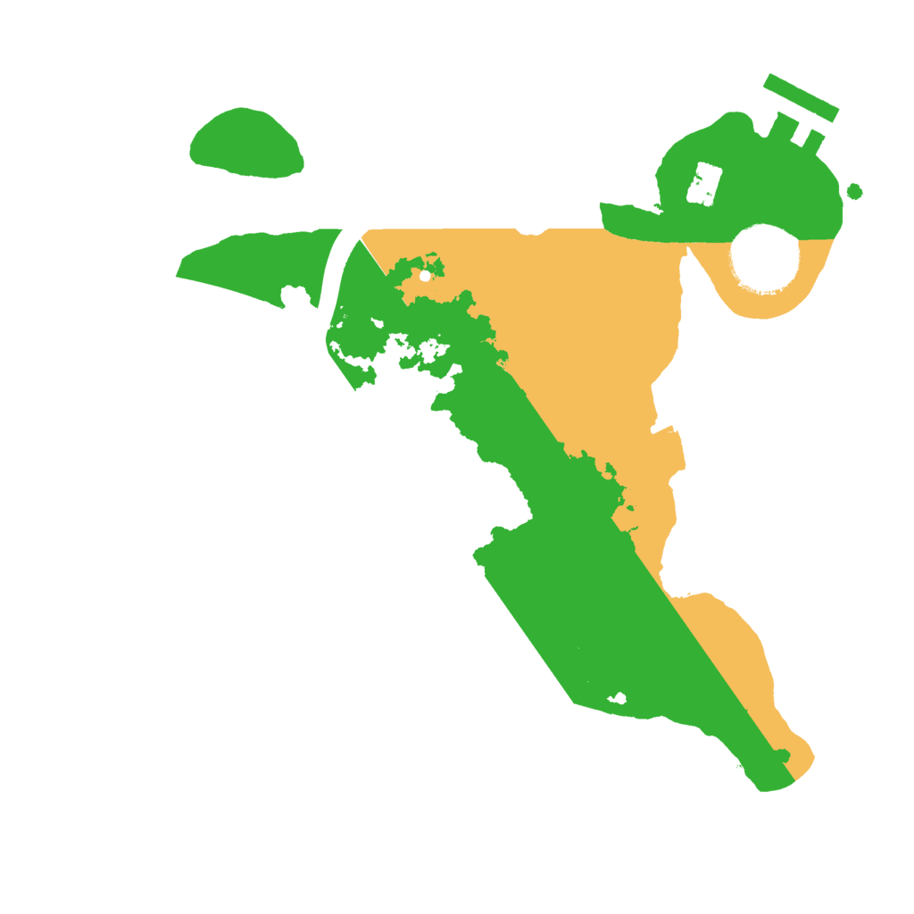 Biome Rust Map: Procedural Map, Size: 2350, Seed: 710