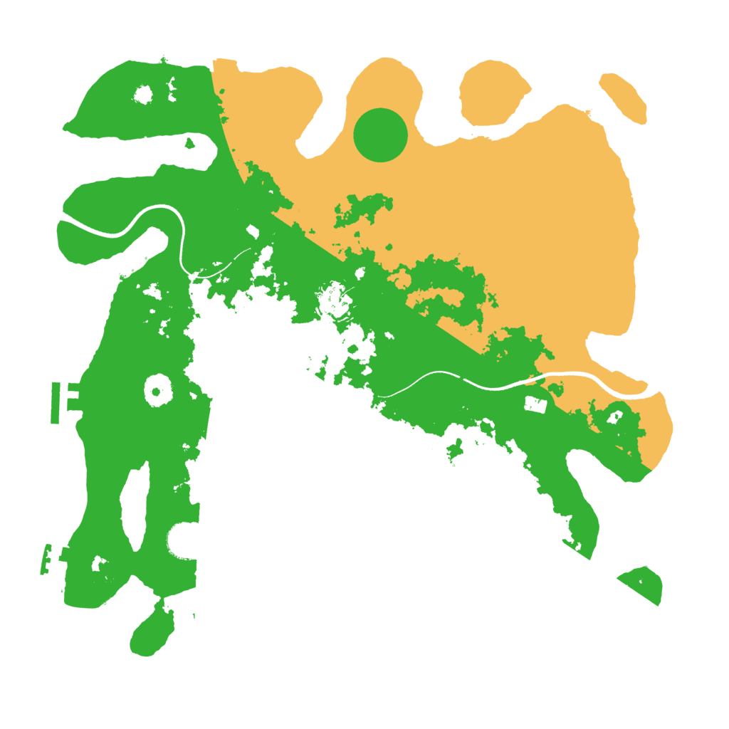 Biome Rust Map: Procedural Map, Size: 3550, Seed: 670711
