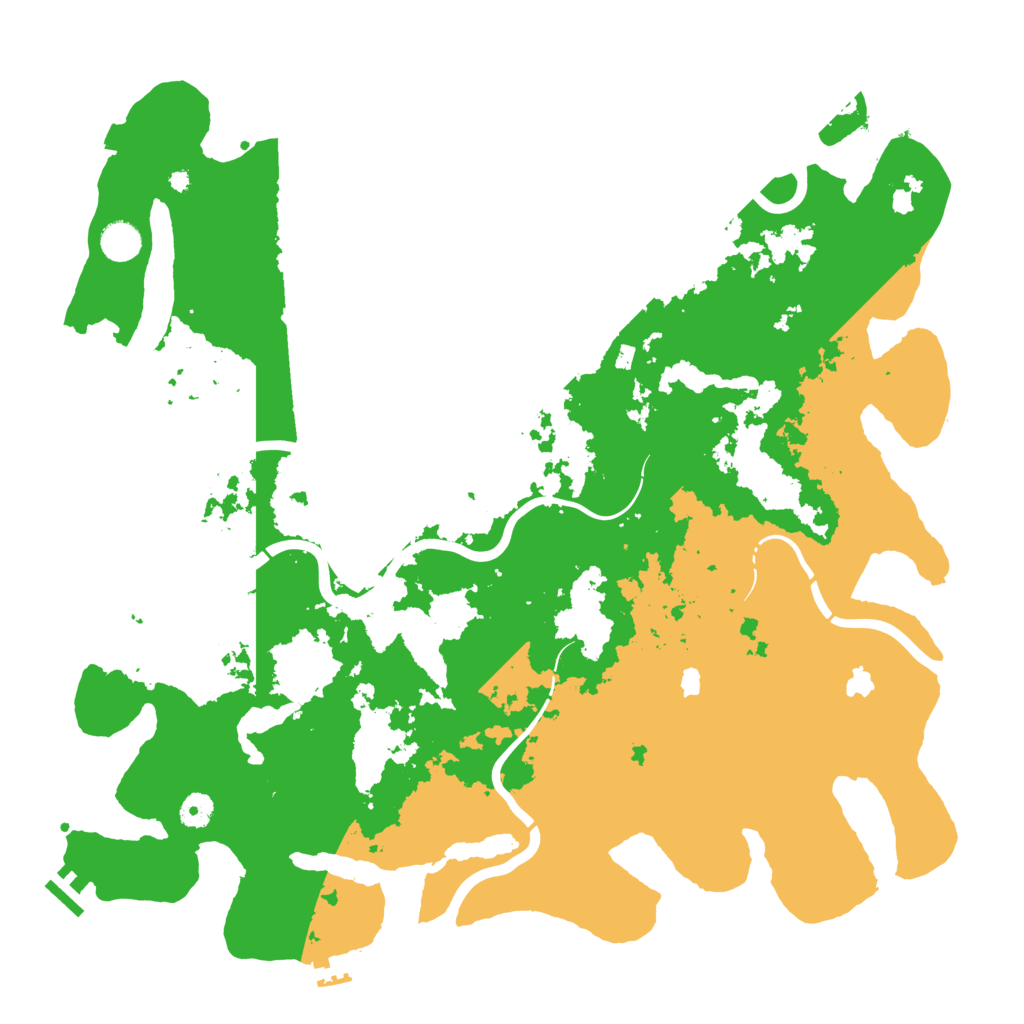 Biome Rust Map: Procedural Map, Size: 4500, Seed: 1297317141