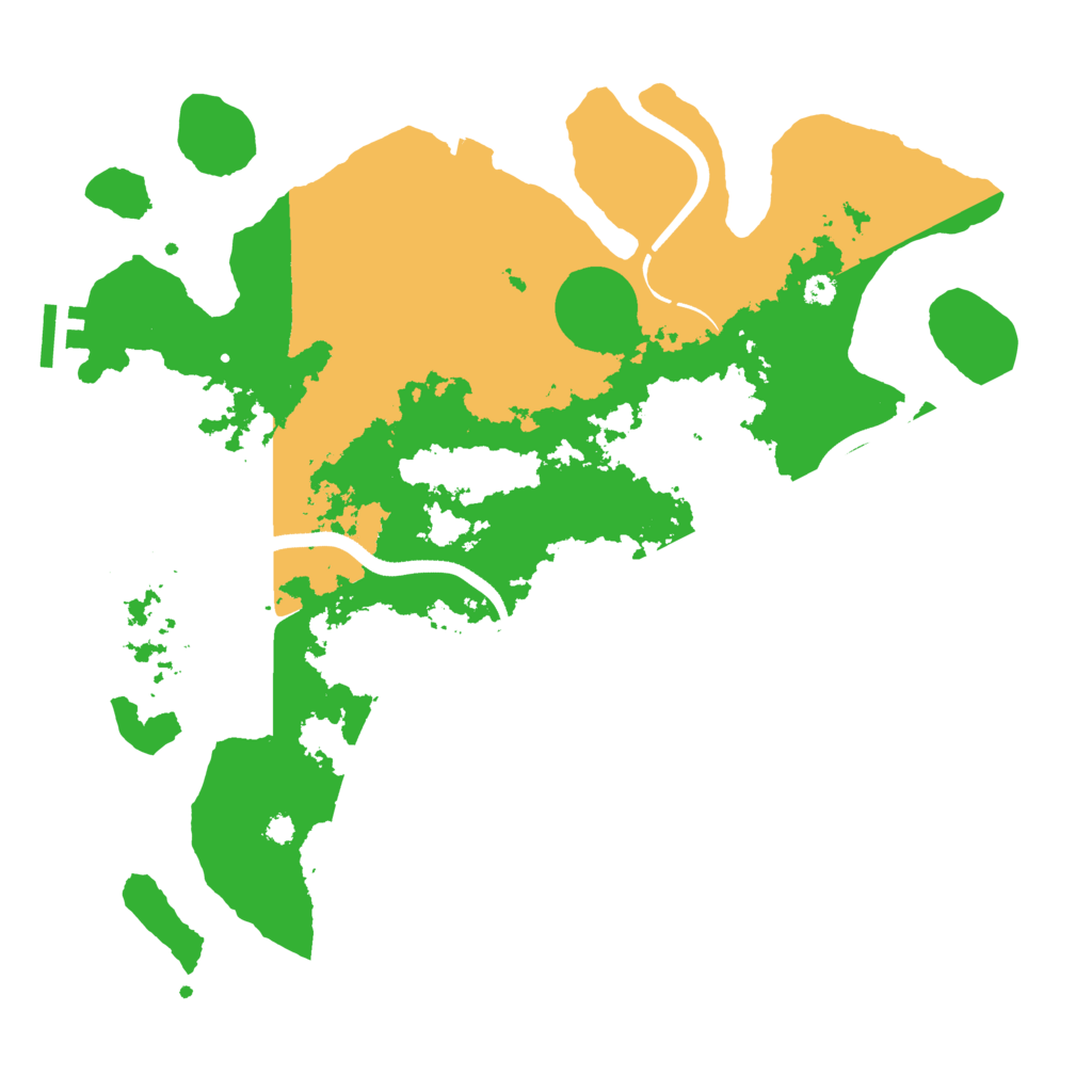 Biome Rust Map: Procedural Map, Size: 3500, Seed: 1206480009