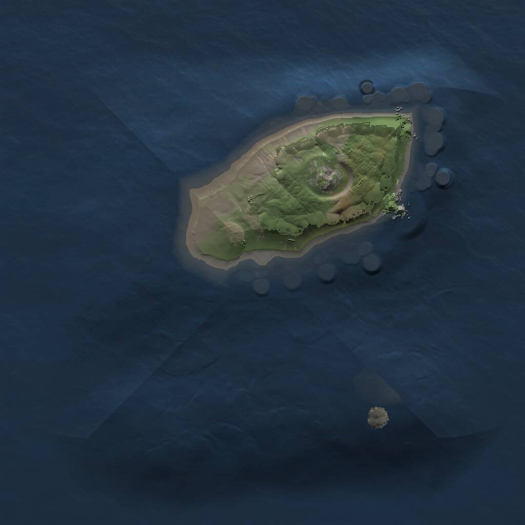 Rust Map: Procedural Map, Size: 1000, Seed: 144323210, 1 Monuments